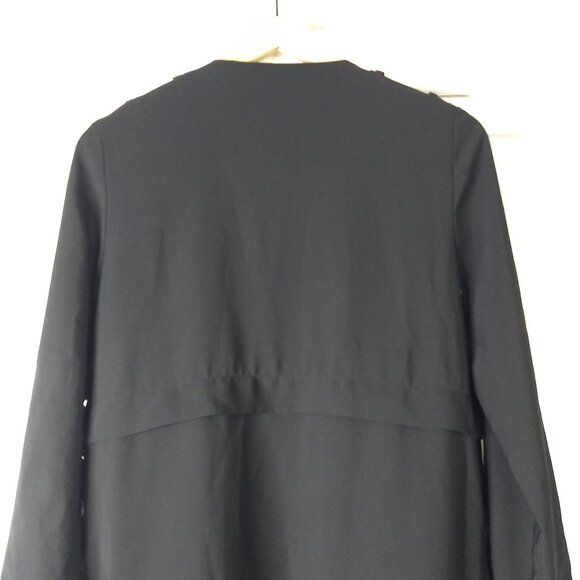 Tobi Black Lightweight Waterfall Open Front Jacket Size Small Oversized Blazer - Picture 6 of 13